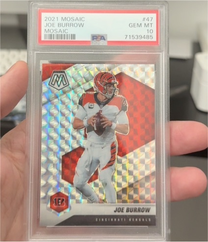 2021 Panini Mosaic #47 Joe Burrow — front