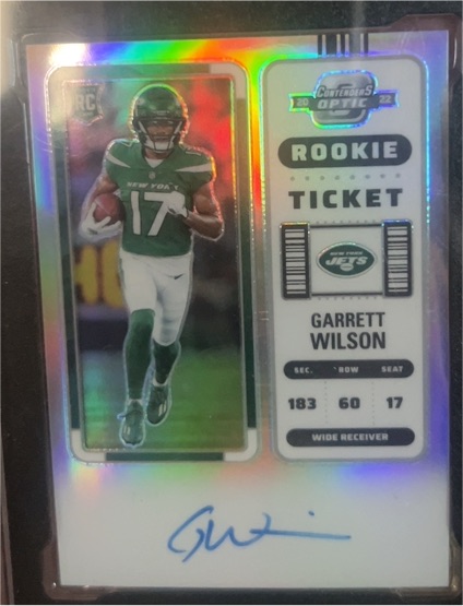 2022 Panini Contenders Optic #117 Garrett Wilson — front