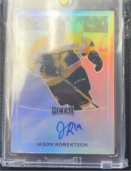 2020 Leaf Metal #BA-JR1 Jason Robertson — front