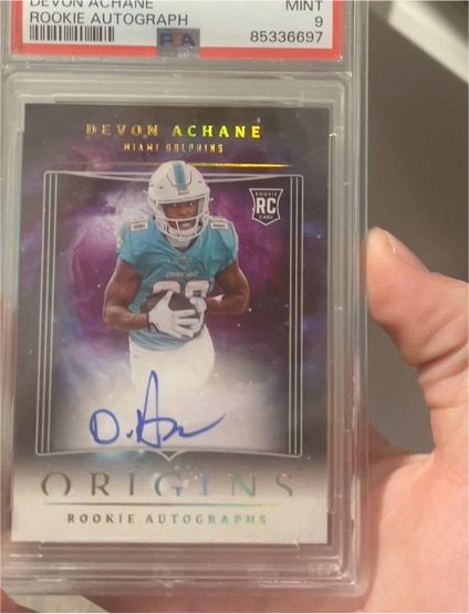 2023 Panini Origins #RADAC Devon Achane — front