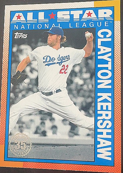 2025 Topps Series 2 1990 All-Star #90AS-27 Clayton Kershaw — front