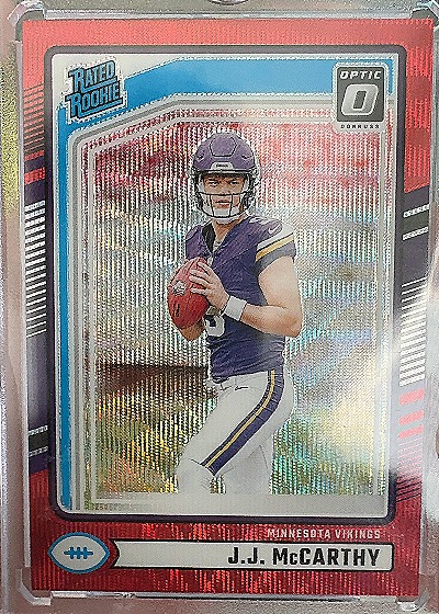 2024 Panini Donruss Optic #303 J.J. McCarthy — front