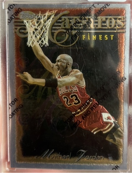 1996-97 Topps Finest Maestros #127 Michael Jordan — front