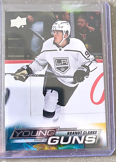 2022-23 Upper Deck Series 2 Young Guns #470 Brandt Clarke — front