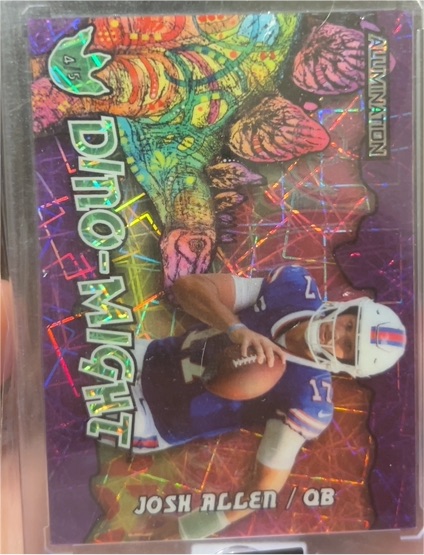 2023 Wild Card Alumination Dino-Might #4/5 Josh Allen — front