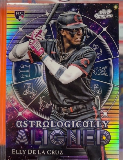 2024 Topps Chrome Cosmic #AA-25 Elly De La Cruz Astrologically Aligned — front
