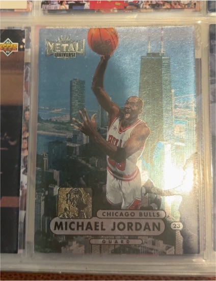 1997-98 Metal Universe Championship #23 Michael Jordan — front