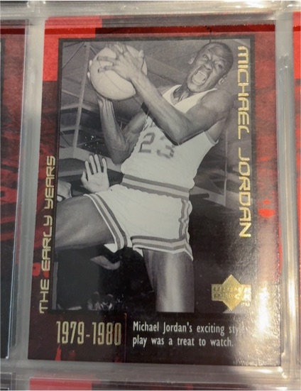 1999 Upper Deck #2 Michael Jordan The Early Years — front