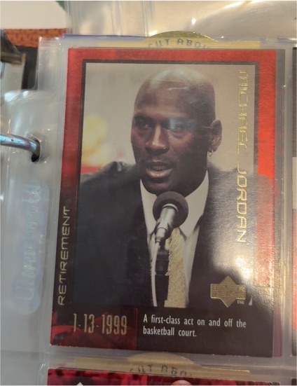 1999 Upper Deck #60 Michael Jordan Retirement — front
