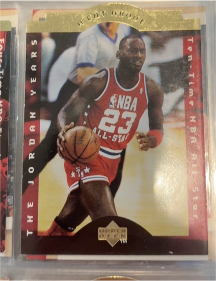 1996-97 Upper Deck Collector's Choice #CA5 Michael Jordan A Cut Above: The Jordan Years — front