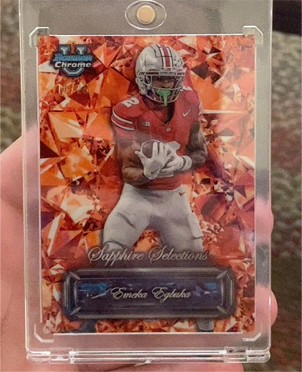2024 Bowman Chrome University Sapphire Selections #SS-2 Emeka Egbuka — front