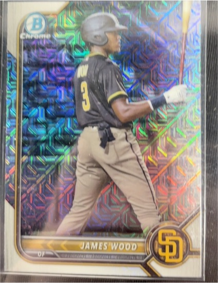 2022 Bowman Chrome #BCP-213 James Wood — front