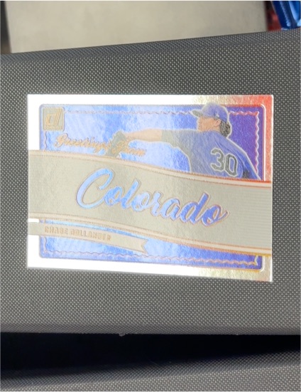 2025 Donruss Baseball #9 Chase Dollander Greetings From Colorado — front