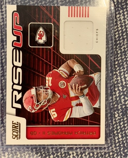 2020 Score Rise Up #RU-PM Patrick Mahomes II — front