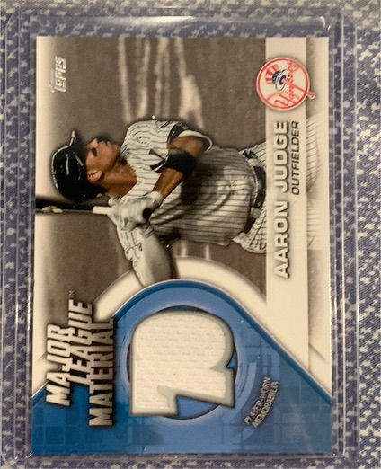2021 Topps Major League Materials #MLM-AJ Aaron Judge — front