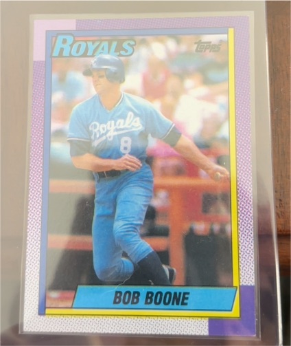 1990 Topps #671 Bob Boone — front