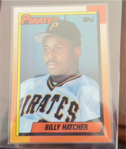 1990 Topps #119 Billy Hatcher — front