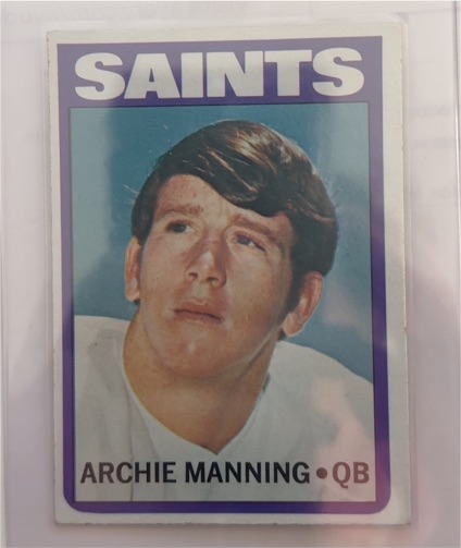 1972 Topps #55 Archie Manning — front