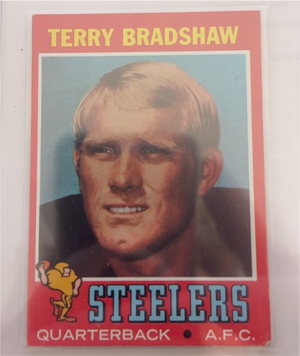 1971 Topps #156 Terry Bradshaw — front