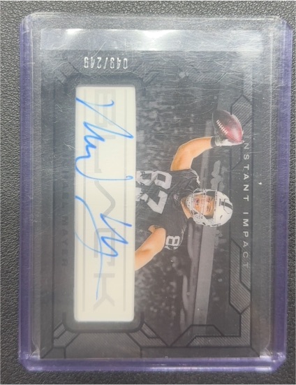 2024 Panini Black Instant Impact #82 Michael Mayer — front
