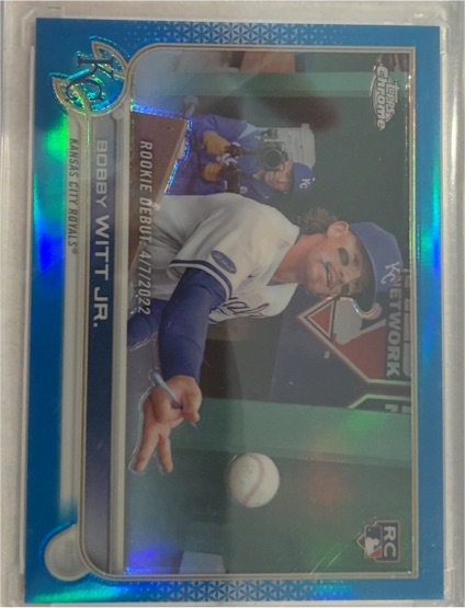 2022 Topps Update #US187 Bobby Witt Jr. — front