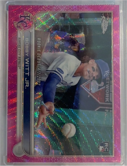 2022 Topps Chrome Update Series #USC176 Bobby Witt Jr. — front