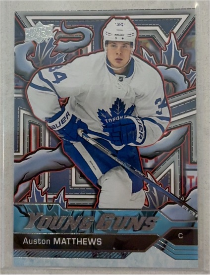 2024-25 Upper Deck #201 Auston Matthews Young Guns Renewed — front