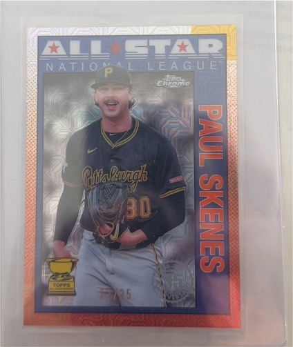 2025 Topps Series 2 1990 Topps Chrome All-Star #90ASC-17 Paul Skenes — front