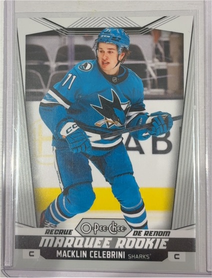 2024-25 O-Pee-Chee #545 Macklin Celebrini Marquee Rookie — front