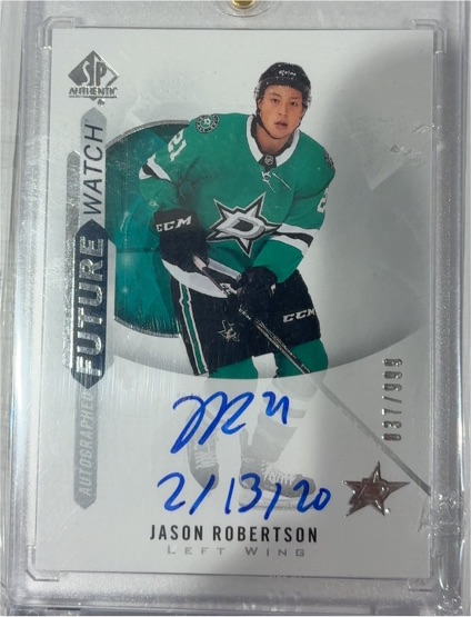 2020-21 Upper Deck SP Authentic Future Watch #170 Jason Robertson — front