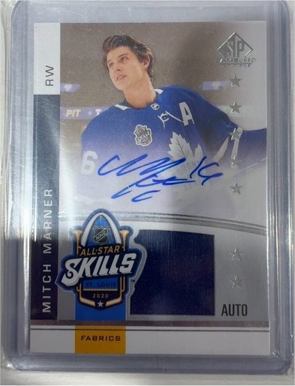 2020-21 Upper Deck SP Game Used All-Star Skills Fabrics #ASV-MM Mitch Marner — front