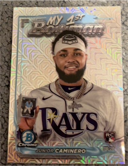 2024 Bowman Chrome My 1st Bowman #M1B-11 Junior Caminero — front