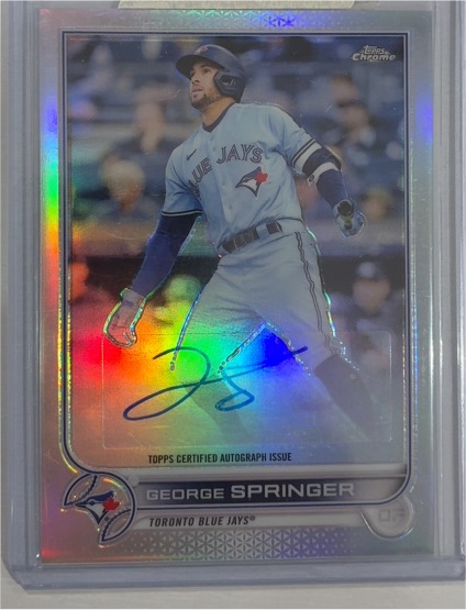 2022 Topps Chrome #05 George Springer — front