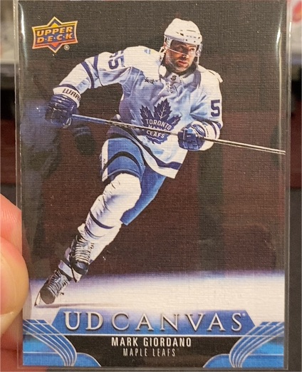 2023-24 Upper Deck UD Canvas #C196 Mark Giordano — front