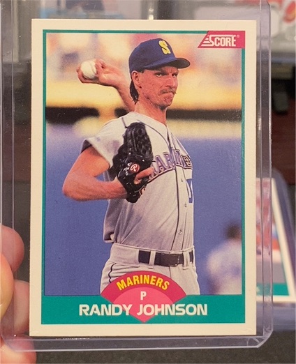 1989 Score Rookie/Traded #77T Randy Johnson — front