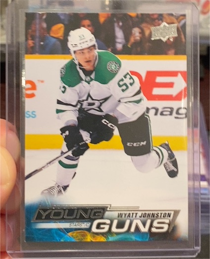 2022-23 Upper Deck Series 2 #459 Wyatt Johnston Young Guns — front