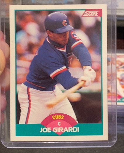 1989 Score Rookie & Traded #84T Joe Girardi — front