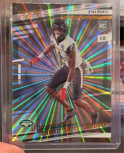 2022 Panini Prestige #378 Ahmad "Sauce" Gardner — front