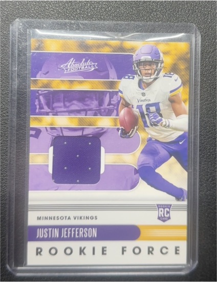 2020 Panini Absolute Rookie Force #13 Justin Jefferson — front