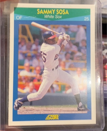1990 Score Rising Stars #25 Sammy Sosa — front