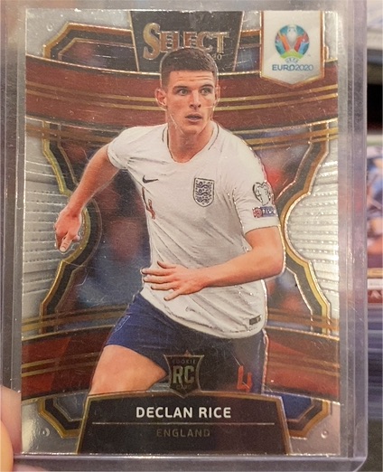 2020 Panini Select UEFA Euro #81 Declan Rice — front