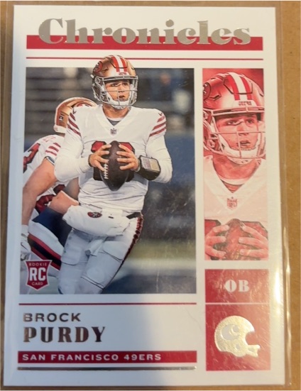 2022 Panini Chronicles #41 Brock Purdy — front