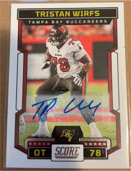 2023 Panini Score #78 Tristan Wirfs — front