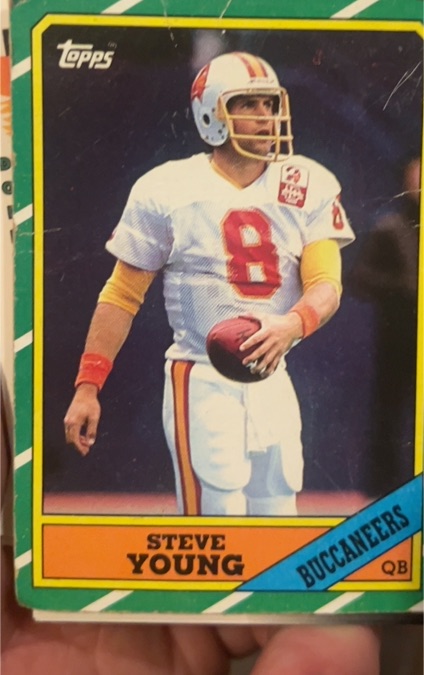 1986 Topps #374 Steve Young — front