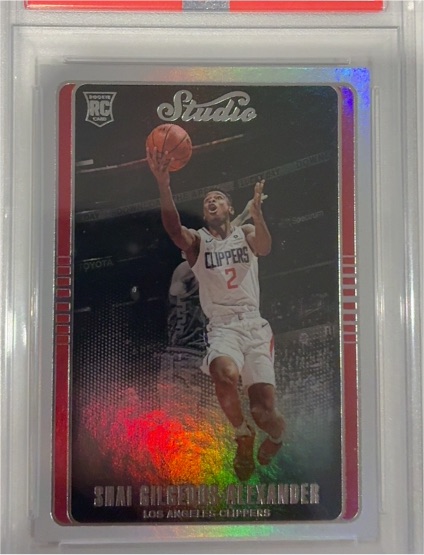 2018 Panini Chronicles Studio #300 Shai Gilgeous-Alexander — front
