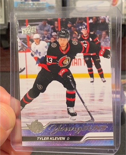 2023-24 Upper Deck Series 1 #235 Tyler Kleven — front