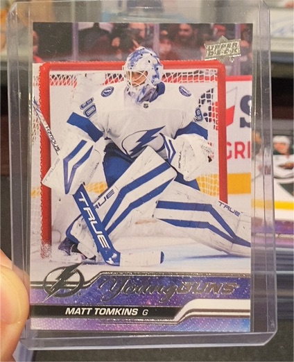 2023-24 Upper Deck Series 2 #470 Matt Tomkins Young Guns — front