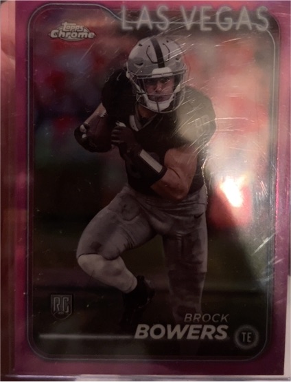2024 Topps Chrome #207 Brock Bowers — front