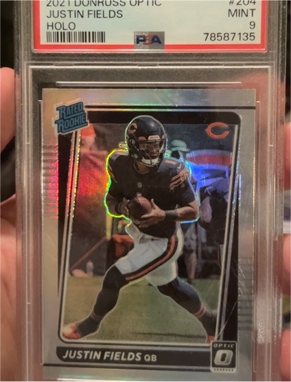 2021 Panini Donruss Optic #204 Justin Fields — front