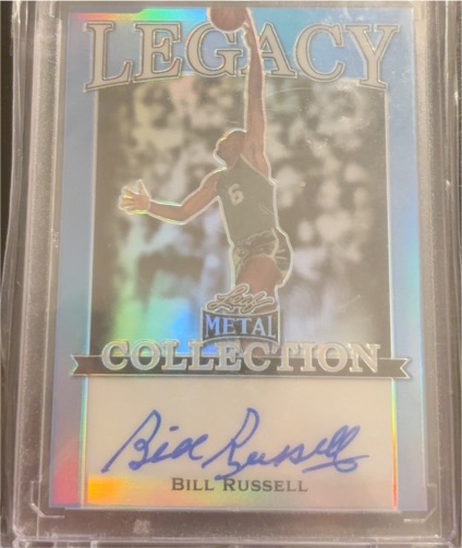 2022 Leaf Legacy Collection Bill Russell — front